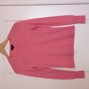 J. Crew Merino Crew Neck Sweater (Size XS), Punch Pink